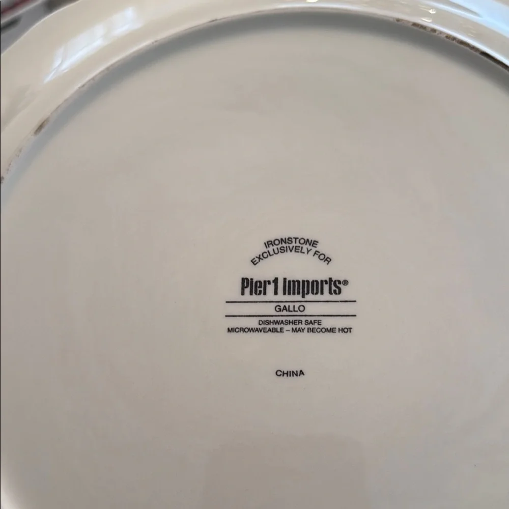 Rustic Rooster Dinnerware Set - Picture 4 of 4